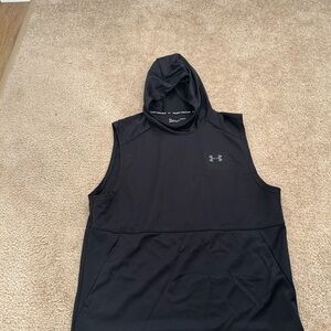 Under Armour Black Sleeveless Hoodie